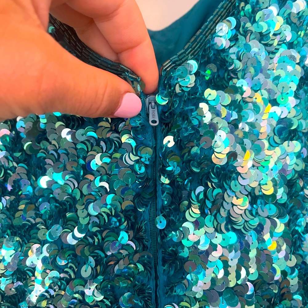 Vintage 80s Sequin party dress
